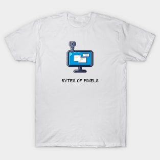 Pixel Fusion: Bytes of Pixels T-Shirt